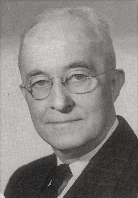Possessing only an eighth-grade education, Eugene Earle Amick Sr. was at one time the youngest bank president in Missouri. During WWI, he spent the largest part of his U.S. Navy service in the hospital recovering from the Spanish influenza. Courtesy of Joanne Amick Comer
