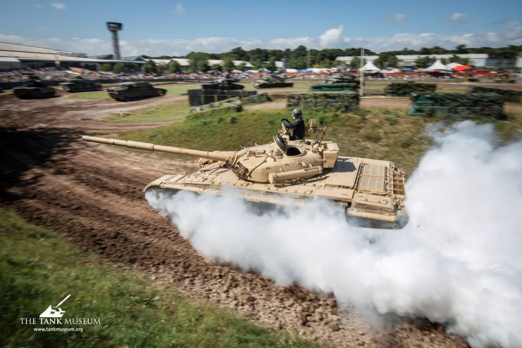 T-72 during Tankfest 2019. Photo: The Tank Museum