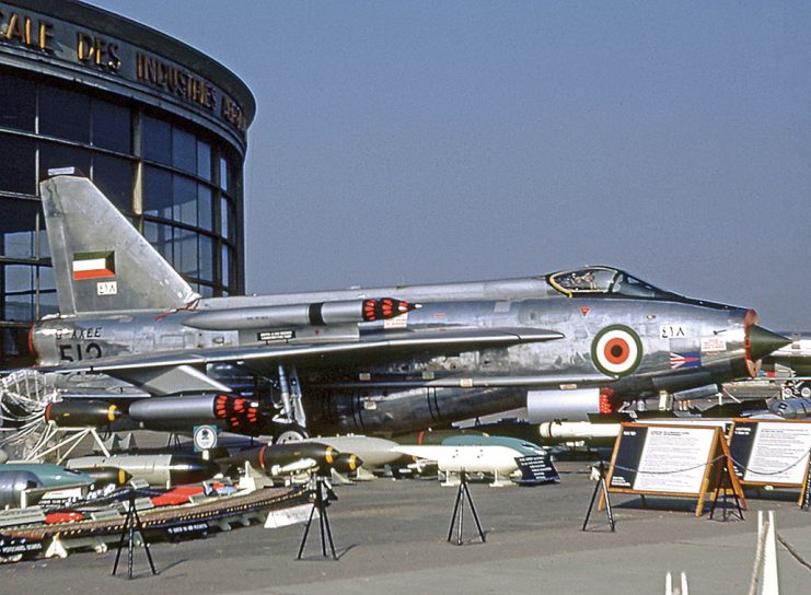 Kuwait Air Force Lightning F.53 in 1969. RuthAS – CC BY 3.0