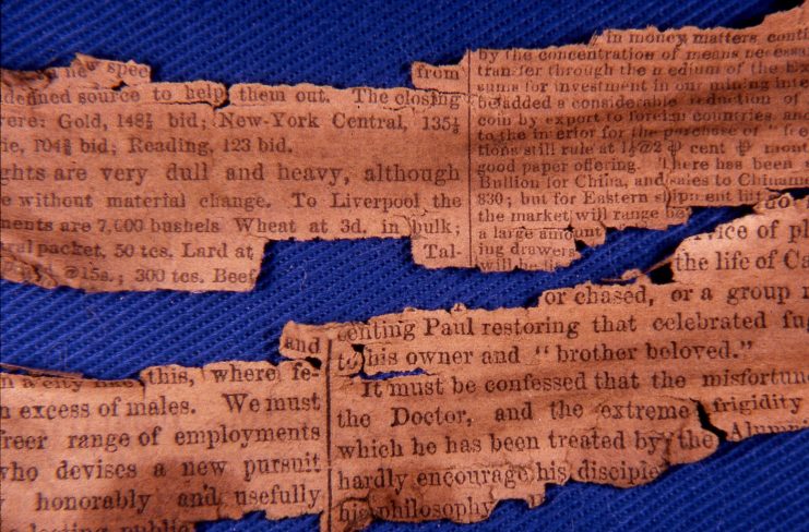 Legible newspaper clipping