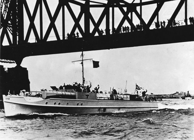 This is one of the S-7-class boats, S-13. The Chinese Navy operated three boats of this class.