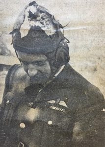 Donaldson after returning home from the battle that so nearly killed him. Image by Spink&Son