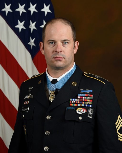 U.S. Army Master Sgt. Matthew O. Williams also received the Medal of Honor from his actions during the battle.