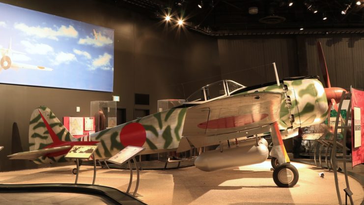 A Nakajima Ki-43 Hayabusa. Image by Goshimini CC BY-SA 4.0.