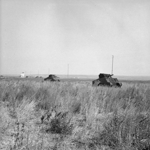 British dummy tanks on the Catania Plain. [© IWM (NA 5273)]