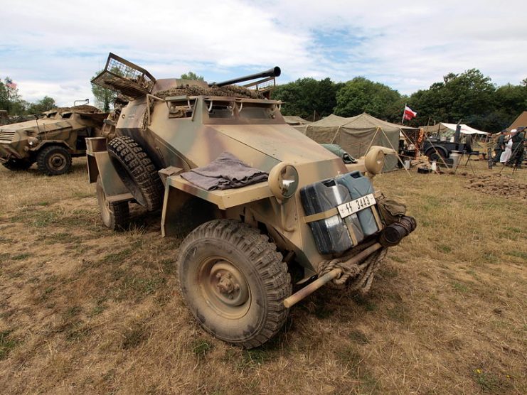 SdKfz. 222 Leichter Panzerspähwagen light armored car