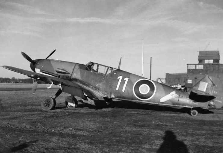 Captured Messerschmidt Bf 109