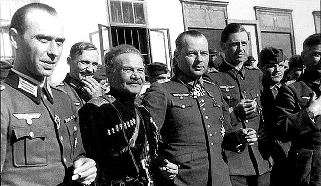 Cossack generals, including Pannwitz and Shkuro