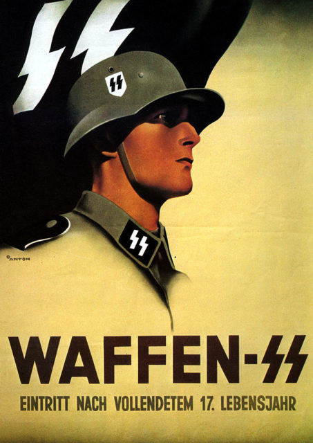 German recruitment poster for the Waffen-SS