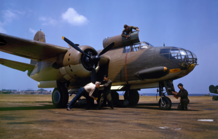 A Douglas A-20C-BO Havoc at Langley Field, Virginia (USA), in July 1942. 