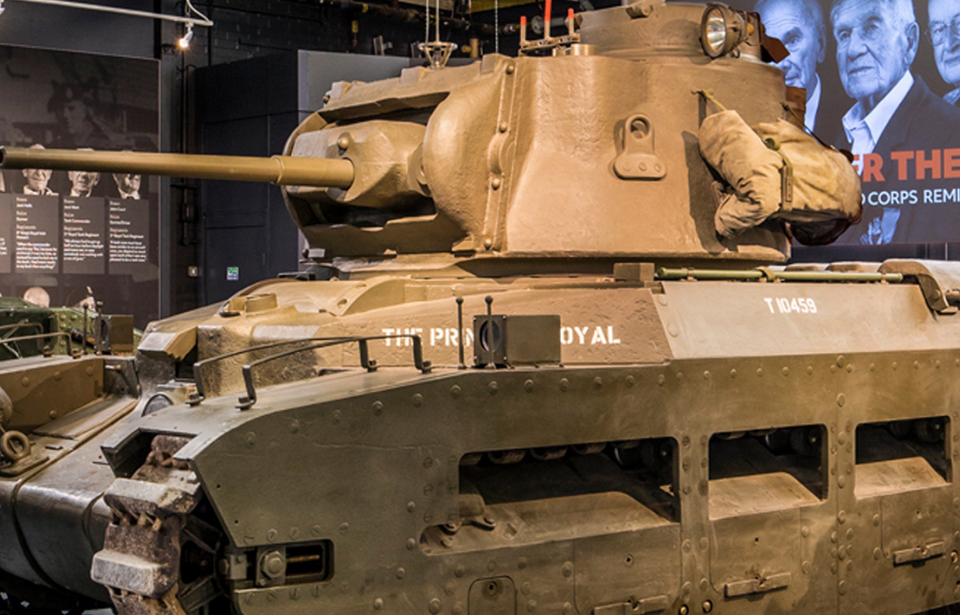 side view of Matilda tank