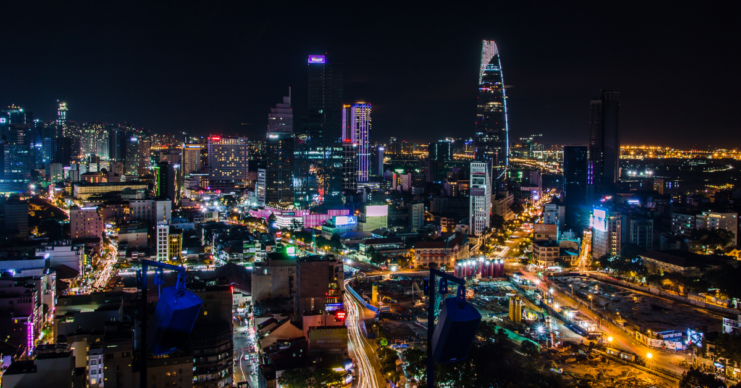 Modern day Ho Chi Minh
