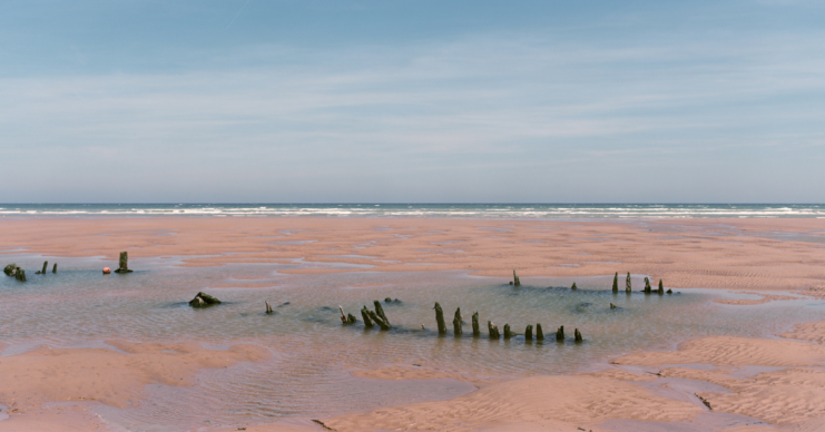 Stretch of sand known as Omaha Beach
