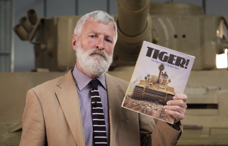 David Fletcher with the book Tiger!