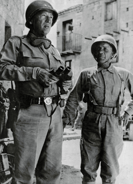 General George Patton and General Theodore Roosevelt Jr. 