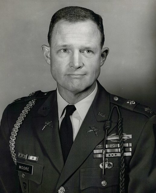 Military portrait of Hal Moore