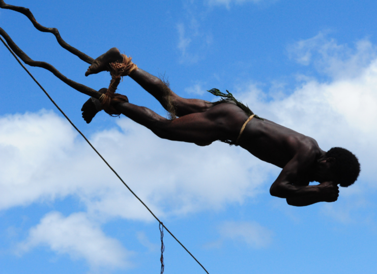 Land diving in Pentecost