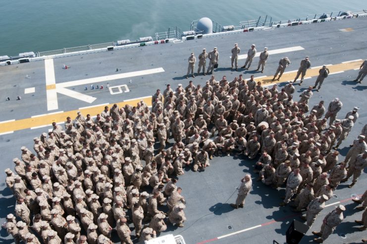Exercices de la marine américaine avec l'armée en 2021