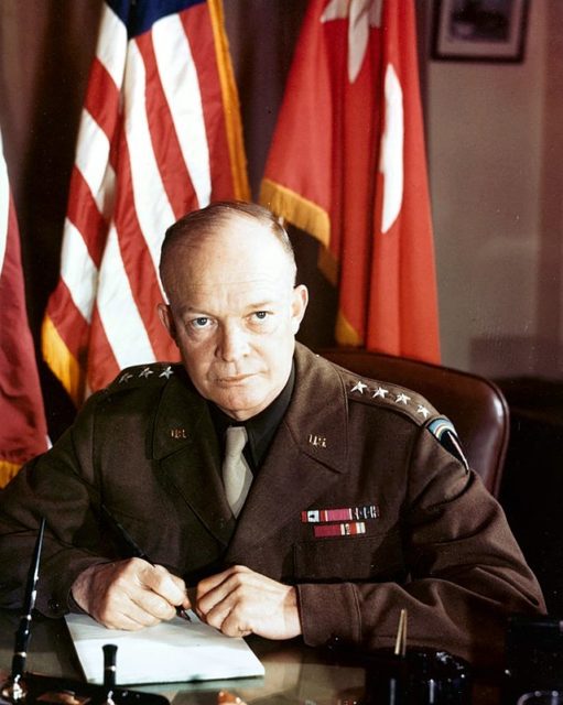 Military portrait of Dwight D. Eisenhower