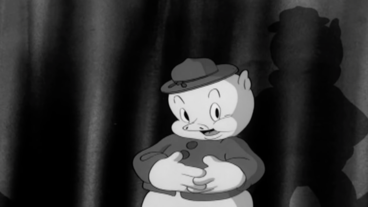 Porky Pig meet John Doughboy