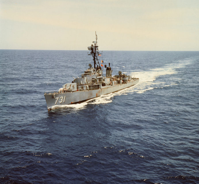 View of USS Ticonderoga