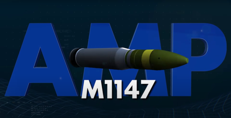 Illustration of a XM-1147 Advanced Multi-Purpose round
