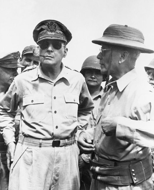 General MacArthur in Philippines