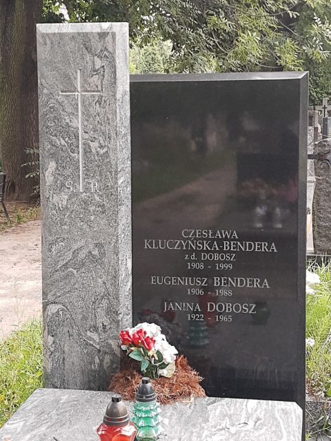 Gravestone for Eugeniusz Bendera
