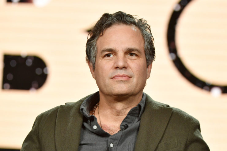 Mark Ruffalo looking pensive