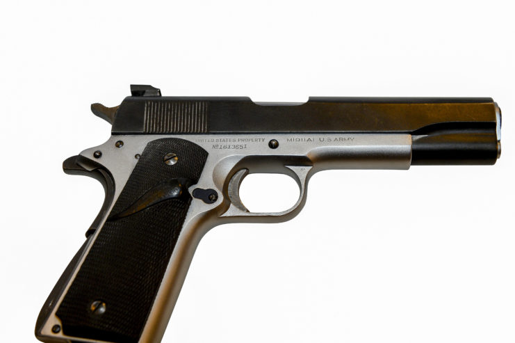 The Colt M1911 developed by John Browning