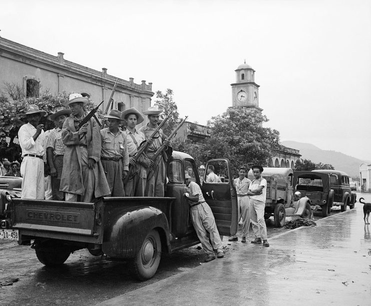Guatemalan Rebels during the country's 1954 coup d'etat