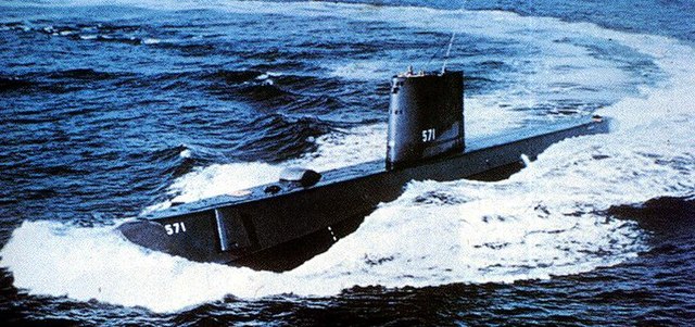 USS Nautilus at sea