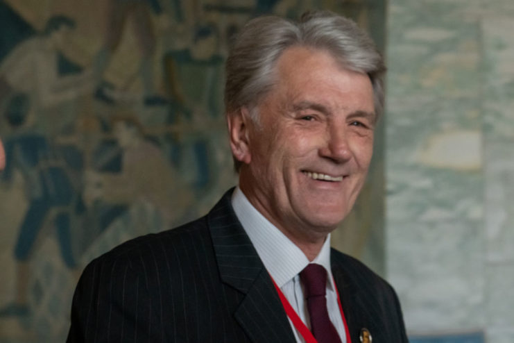 Viktor Yushchenko smiling