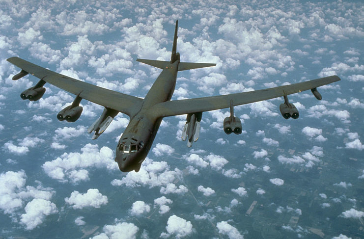 B-52 Stratofortress in flight