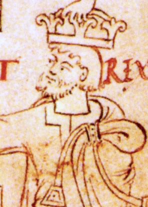 A portrait of King Canute from 1031 
