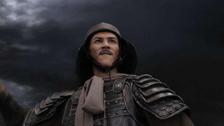An actor portraying Han Xin