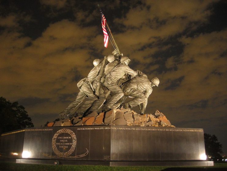 The United States Marine Corps Memorial by Felix De Weldon