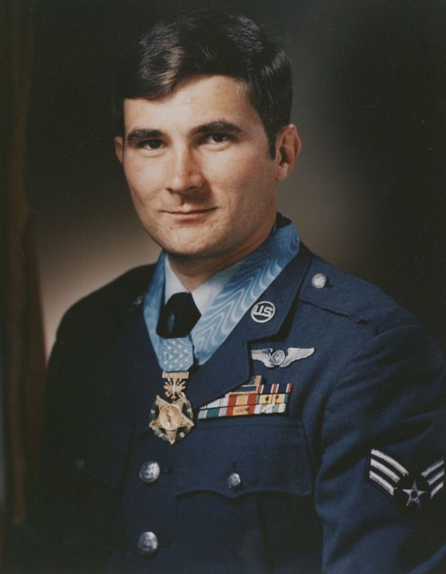 US Air Force portrait of John Levitow