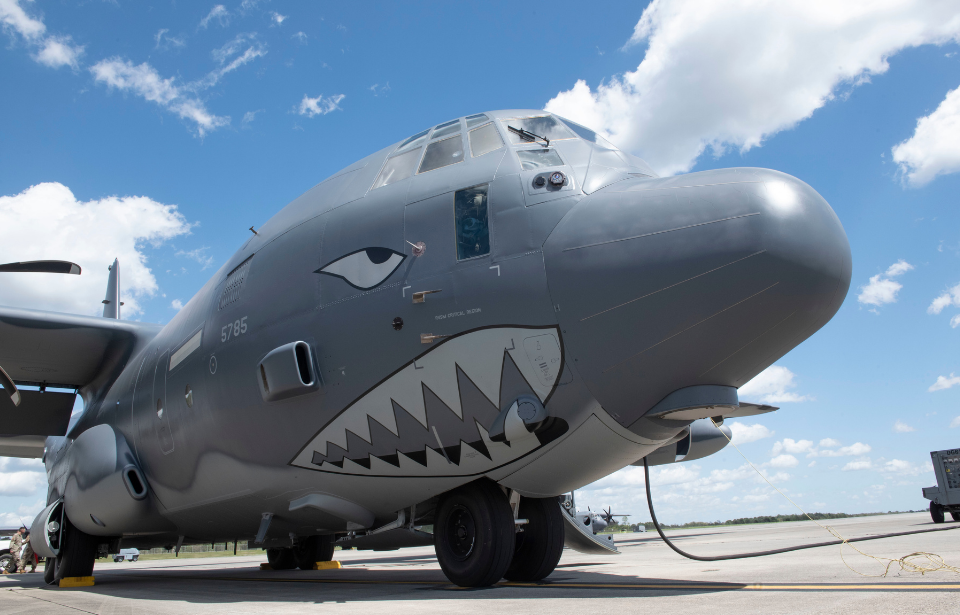 Front view of the HC-130J Combat King II