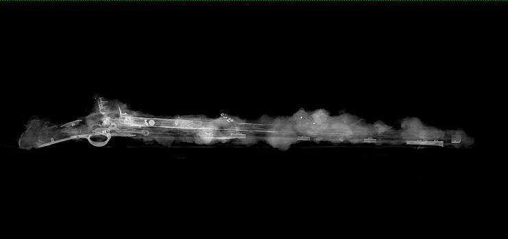 X-ray of a British Brown Bess musket
