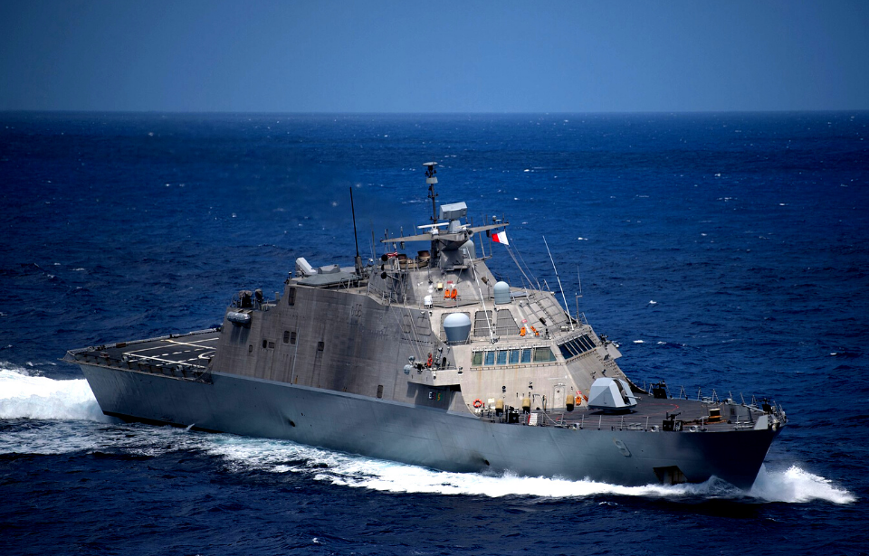 USS Little Rock at sea
