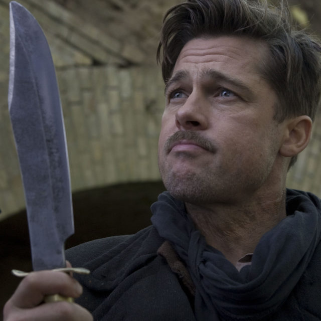 Brad Pitt as Lt. Aldo Raine in 'Inglorious Basterds '