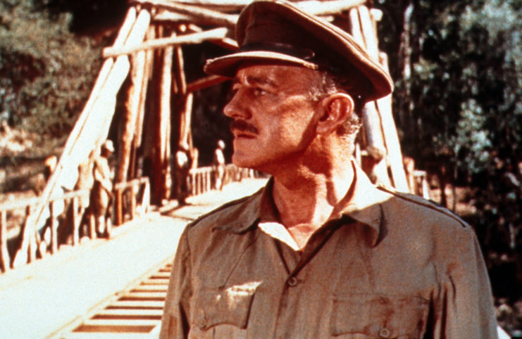 Alec Guinness as Col. Nicholson in 'The Bridge on the River Kwai'