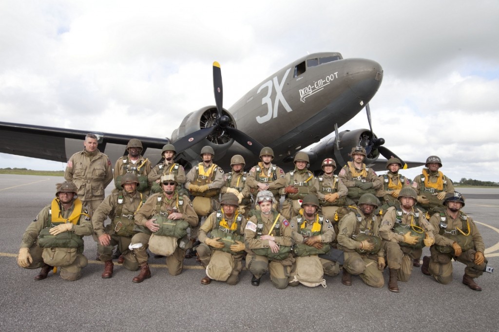 RCPT - Maupertus Airport Normandy before maikinga commemorative jump into a D-day invasion drop zone