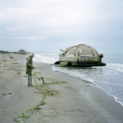 One of the photos photographer David Galjaard took of the many bunkers of Albania complied in his book Concresco. (Photo Credit: David Galjaard)