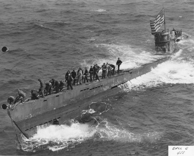 U-505 shortly after being captured