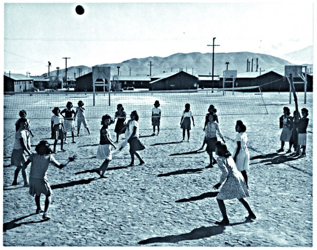 Life goes on for Japanese-Americans in internment camps.