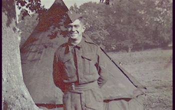 Lewis Renshaw as a young soldier during WWII.
