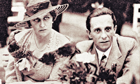 Nazi Propaganda Minister Joseph Goebbels with his wife Magda