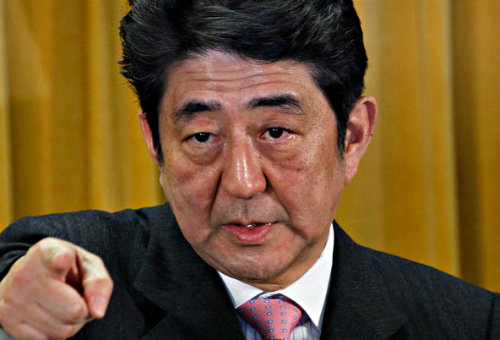 Japanese Prime Minister Shinzo Abe